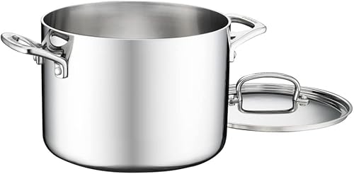 Miniatura 2 de Cuisinart French Classic MCP19-16N - Olla clásica de acero inoxidable de 6 cuartos de galón con cubierta y cacerola multiclad Pro triple capa de 1.5