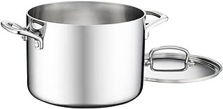 French Classic Tri-Ply Stainless 6-Quart Stockpot with Cover