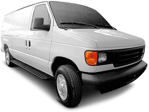 Running Boards 6.5" Black for Mercedes Sprinter 2019-2022