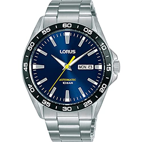 Preisvergleich Produktbild Lorus Herren Analog Automatik Uhr mit Metall Armband RL479AX9
