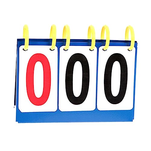 SUPVOX 3 Scoreboard Flipper Portable Scoreboard for Sports Games Perfect for Basketball Volleyball Tennis