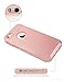 iPhone 5S Case, iPhone 5 Case, iPhone SE Case,Cafeleo Dual Layer Ultra Slim Bumper Cover Rugged Hybrid Shock-Absorption and Anti-Scratch Protective for Apple iPhone 5 5S SE - Rose Gold