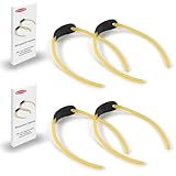 WHTCHSU 4 Pack Slingshot Bands,Heavy Duty Wrist Rocket Elastic Rubber Bands,Slingshots for Adults – Ideal for Hunting & Catapults