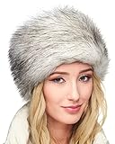 gorro ruso mujer piel PRODUCTO - gorro de mujer de pelo en estilo ruso - llamado Cossack. Confeccionado en piel sintética de la mejor calidad que imita la piel de lobo, zorro, perro mapache. Forrado por dentro con un forro polar cálido y agradable al tacto.