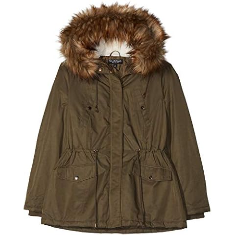 MISS SELFRIDGE Women's Parka, Green (Khaki Khaki), (Size: 10) Cover