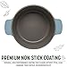 Goodful All-In-One Pot, Multilayer Nonstick, High Performance Cast Dutch Oven With Matching Lid, Roasting Rack And Turner, Made Without PFOA, Dishwasher Safe Cookware, 4.7-Quart, Blue Mist