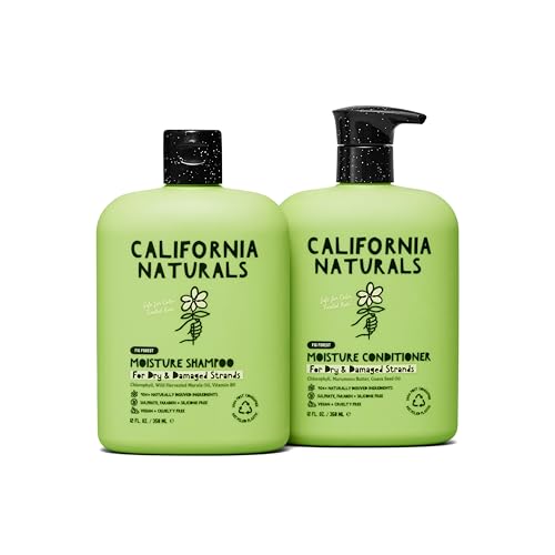 California Naturals Moisture Shampoo & Conditioner, 12 fl oz