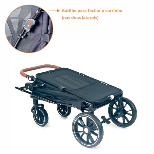 Carrinho de passeio para Pet, animal de estimação, cachorro, cão, gato de grande porte até 35 Kg