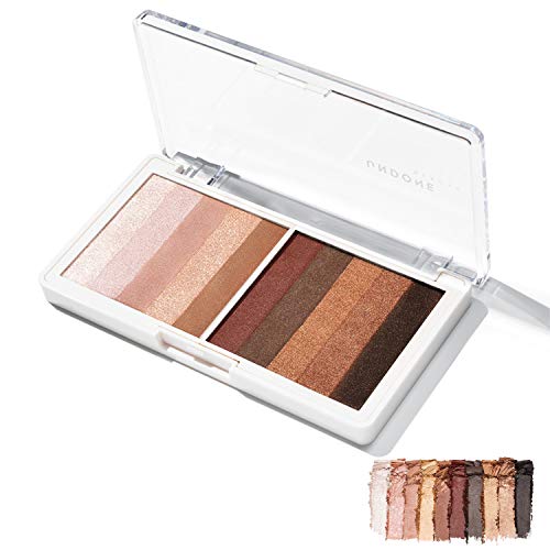Wet to Dry, High Pigment Smoky Eye Shadow Palette. Castor Oil for Nourishing & Conditioning - UNDONE BEAUTY Curator Eye Palette. Blendable Shadow, Highlight & Liquid Liner in Matte to Shimmer. BARE