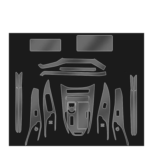 Console centrale HAVAL H6 2021 film TPU rénovation habitacle
