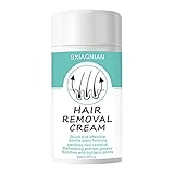 【Eliminación del vello no deseado】 La crema puede eliminar el vello no deseado, dejar la piel visiblemente suave sin barba; muy adecuado para espalda, hombros, pecho, abdomen, brazos, axilas y piernas.