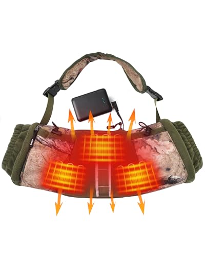ARRIS Heated Hunting Hand Warmer, Electric Camo Hand Muff with Rechargeable 10000MAH Battery, Hunting Pouch for Outdoor Sports Golf Photography Camping Unisex