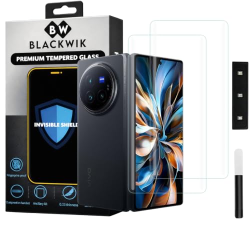 Image of Blackwik UV Curved Tempered Glass for Vivo X Fold 3 Pro 5G | 2-Pack