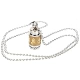 Milisten Collar Conmemorativo para Cenizas de Cremación en Acero Inoxidable Ligero y Duradero, Colgante Texto para Hombres y Mujeres en Memoria Familiar