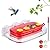HCGADON Window Hummingbird Feeder with Strong Suction Cup, Plastic Hummingbird Feeders for Outdoors, Built-in Moat,Easy to Clean and Refil (10oz) (1, Red)