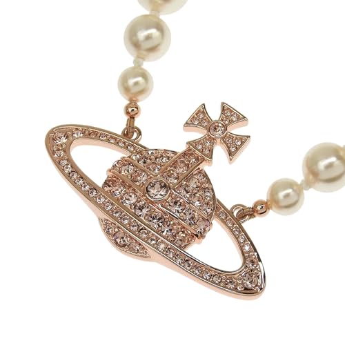 [���B���B�A���E�G�X�g�E�b�h] �A�N�Z�T���[ ���f�B�[�X �l�b�N���X �y���_���g �s���N�S�[���h ONE ROW PEARL BAS RELIEF 6301010602G128 VIVIENNE WESTWOOD [���s�A���i]