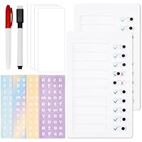 Tablero de Lista de Verificación 2 Pcs my Chores Checklist Board