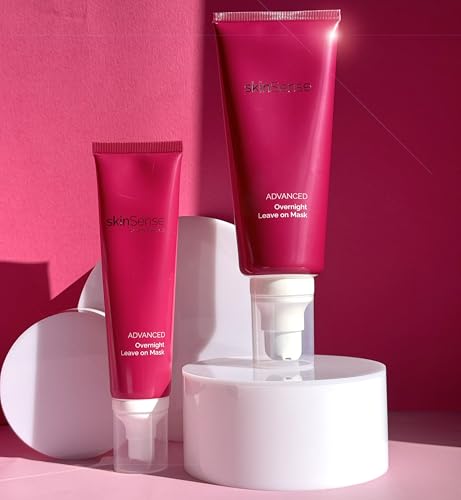 SkinSense Advanced Overnight Leave On Mask 100ml, Face Moisturiser, Night Cream Treatment, Gel Mask, Cooling Face Mask - Image 2