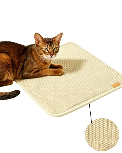 Alfombra rascador para gatos 100% natural sisal 17.2 pulgadas miniatura 1