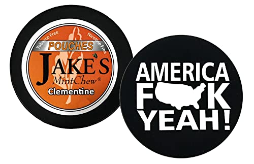 DC Crafts Nation Skin Can Cover America with 1 Can Jake's Mint Chew Clementine Pouches