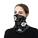 LDGSUPH Rose Gothic Neck Gaiter for Adult Soft Dust-proof Windproof Face Cover Fashion Neck Cozy Gator Scarf Multipurpose Sunscreen Breathable Bandana Face Mask Scarf