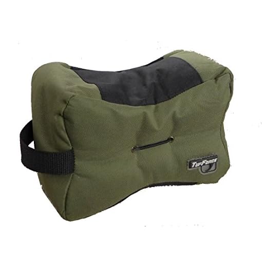 TufForce Shooting Rest Bag, Brick Size 4" x 7" x 9", for Front or Rear of Rifle or Pistol, TL-SB03F