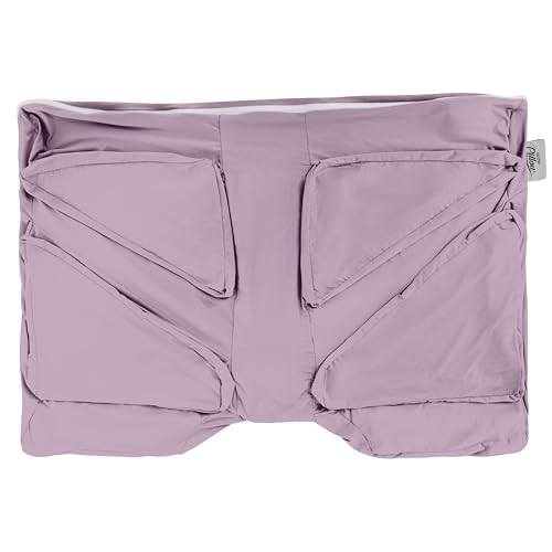 Wife Pillow Cooling Pillowcase: Q-Max 0.4 Cool Fabric Buttery-Soft Breathable Silky-Smooth & Skin Friendly. Washable Cover w/Zipper. Designed for Comfortable & Refreshing Sleep Purple Bliss