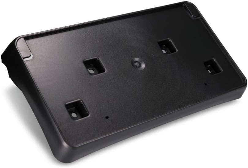 License Plate Bracket For Jeep Grand Cherokee 2017 18 19 2020 | Front | Textured Black | Type 2 | CH1068148 | 68277137AA