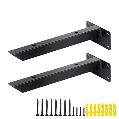 Soportes para EstantesBricolaje Negros Resistentes Flotantes Cover