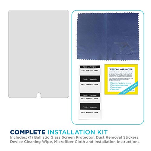 Tech Armor Ballistic Glass Screen Protector Designed For New Apple Ipad 10.2 Inch 2021, 2020 And 2019 Tempered Glass 1 Pack #TOP6