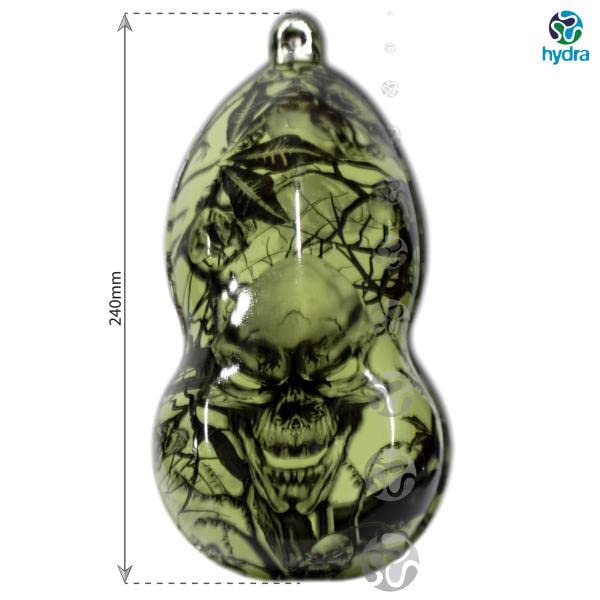 Hydro Dipping Film Feuille Hydrographie Water Transfer Printing Activateur Kit Activator Hydrographics crânes et flammes Largueur: 100cm. Longuer: 200cm (HLC-025)