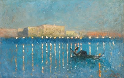Impression sur toile Soir à Venise d'Henri Le Sidaner 60x90cm