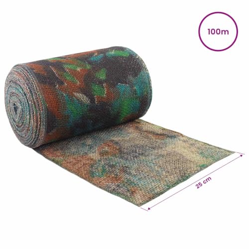 Textil decorativo orgánico de yute vidaXL para proteger plantas y crear DIY 3