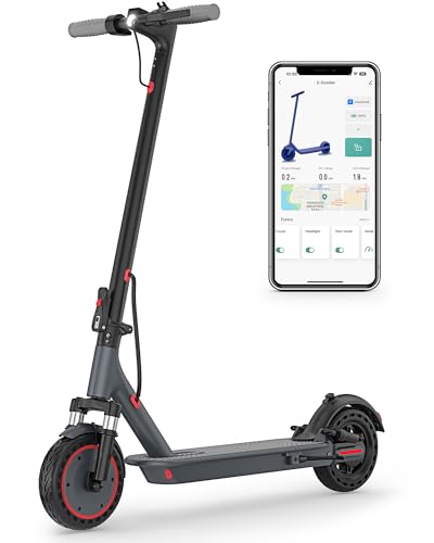 Electric Scooter, 350W Motor, Dual Suspension Kick...