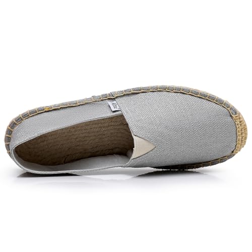 Image of Altxic Men's Closed Toe Comfortable Canvas Slip on Flat Espadrilles