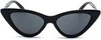 Óculos Sol Feminino Gato Cat Eye Gatinho Luxo Preto Retro