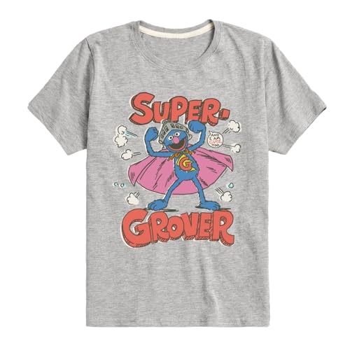 Sesame Street - Super Grover - Toddler and Youth Short Sleeve Graphic T-Shirt