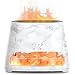 SALKING 2-in-1 Ultrasonic Essential Oil Diffuser & Himalayan Salt Lamp, Aromatherapy Diffuser Cool Mist Humidifier with 3 Brightness, Salt Therapy Lamp, 100% Pure Himalayan Salt Rock, 150ml (Marble)