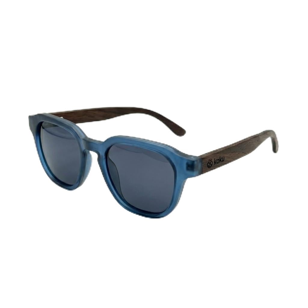 KOKU Gafas de Sol Polarizadas - Colección Indie Vibe - Estilo Bohemio y Alternativo para Hombre y Mujer con Protección UV400 y funda de corcho