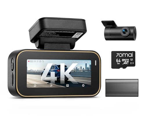 70mai Dashcam A810Lite avec batterie BL96NNX pour une surveillance premium