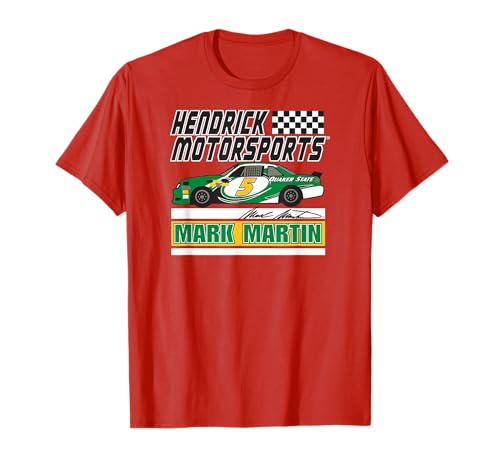 Hendrick Motorsports Mark Martin 5 Signature Red T-Shirt
