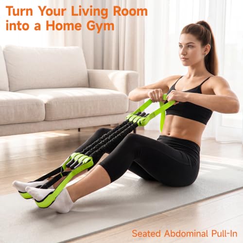 Image of Innstar Pull Up Assistance Bands, Heavy Duty Resistance Band for Pull Up Assist, Adjustable Resistance 165-265lbs with Fabric Feet /Knee Rest, Pull Up Bands Assistance Bands
