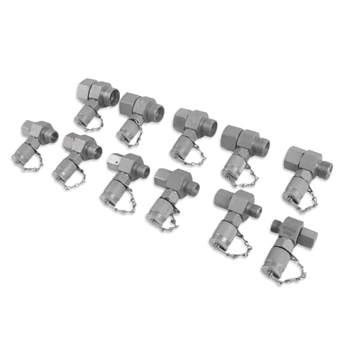 Tees hydrauliques pivotants DKO métriques pour accouplement de pelleteuse - 2