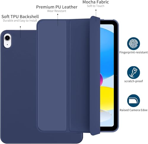 Image of Tablet Case Cover for Apple iPad mini 7.9 inch (2nd,3rd Gen) [Auto Sleep /Wake Cover] [Trifold Stand] - Blue