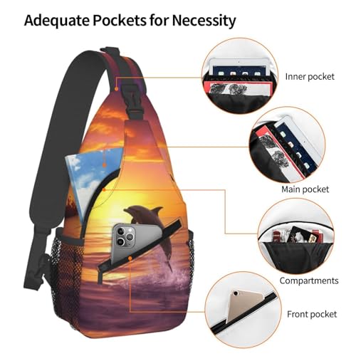 Bolso cruzado para hombre bolso bandolera negro miniatura 4