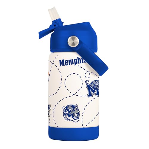 Image of Logo Brands NCAA Mascot Stainless-Steel Kids Bottle -Soft Silicone Mouthpiece, Easy To Carry, Kid-Friendly Design- Great For School & On-The-Go
