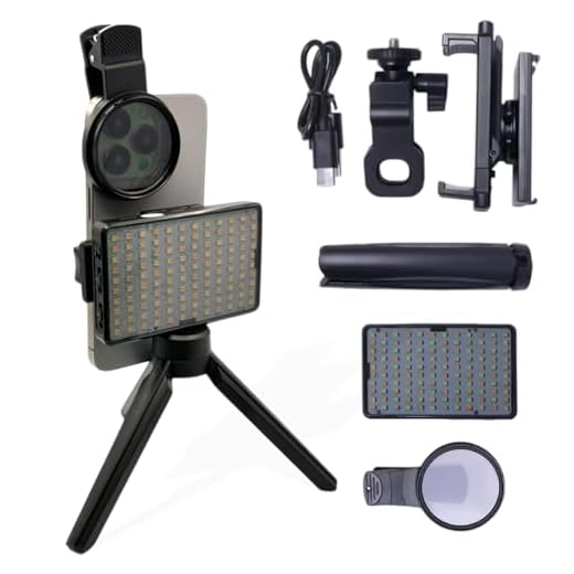 Versatile Tattoo Light Kit with Tripod