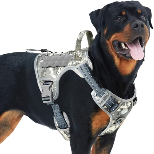 Image of AUROTH Dog Harness for Large Dogs, No Pull Tactical Dog Vest Heavy Duty