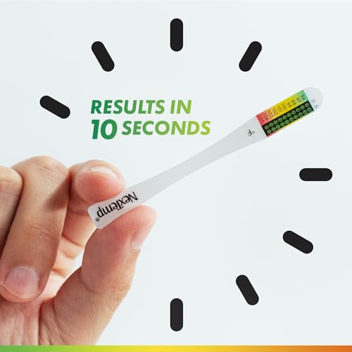 NexTemp® Go - Ready When You are - Single-Use Disposable Thermometers - Results in Seconds, for Work, Home, & Travel (100-Pack (Fahrenheit))