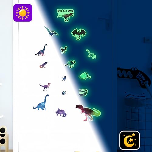 Vinilos Decorativos Dinosaurios Luminosos para Pared miniatura 3